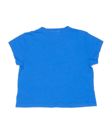 The 1950s Boxy Tee - Bright Blue
