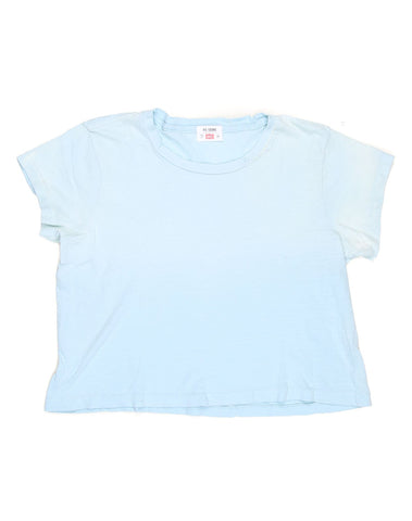 The 1950s Boxy Tee - Faded Blue