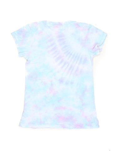 The 1960s Slim Tee - Blue Tie Dye