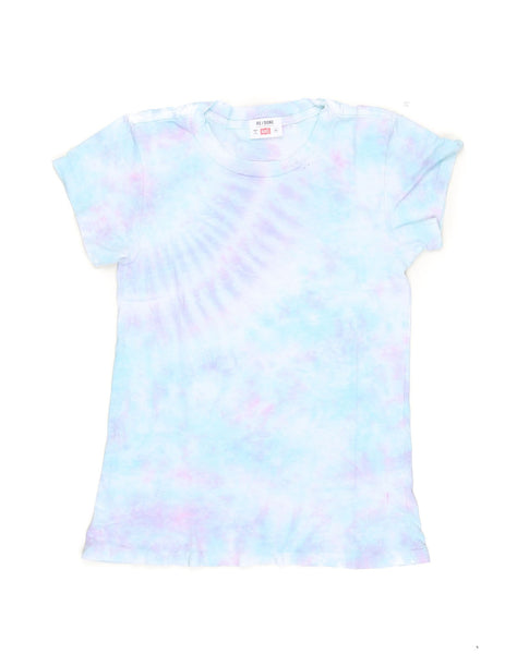 The 1960s Slim Tee - Blue Tie Dye