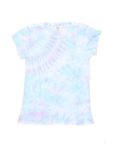 The 1960s Slim Tee - Blue Tie Dye