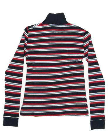 1960's Striped Slim Turtleneck - Multi