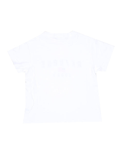 90's Logo Tee − Optic White