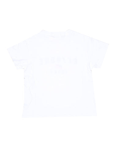 90's Logo Tee − Optic White