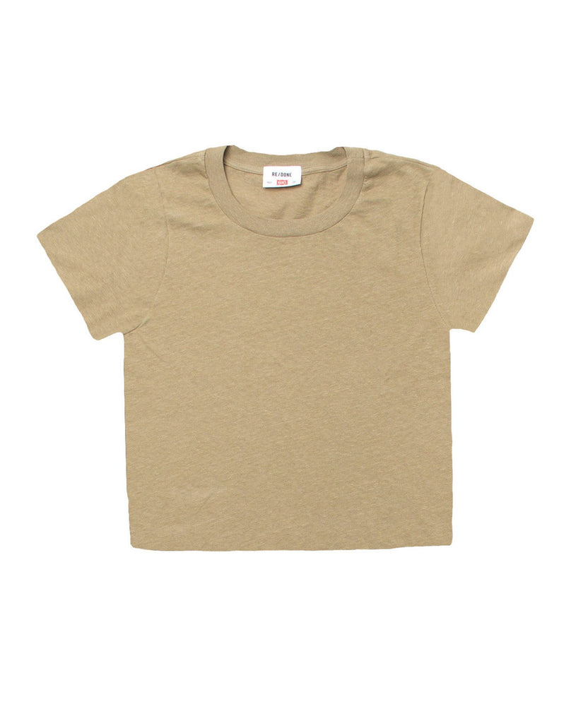 The 1950s Boxy Tee - Sand