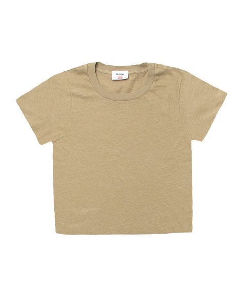 The 1950s Boxy Tee - Sand