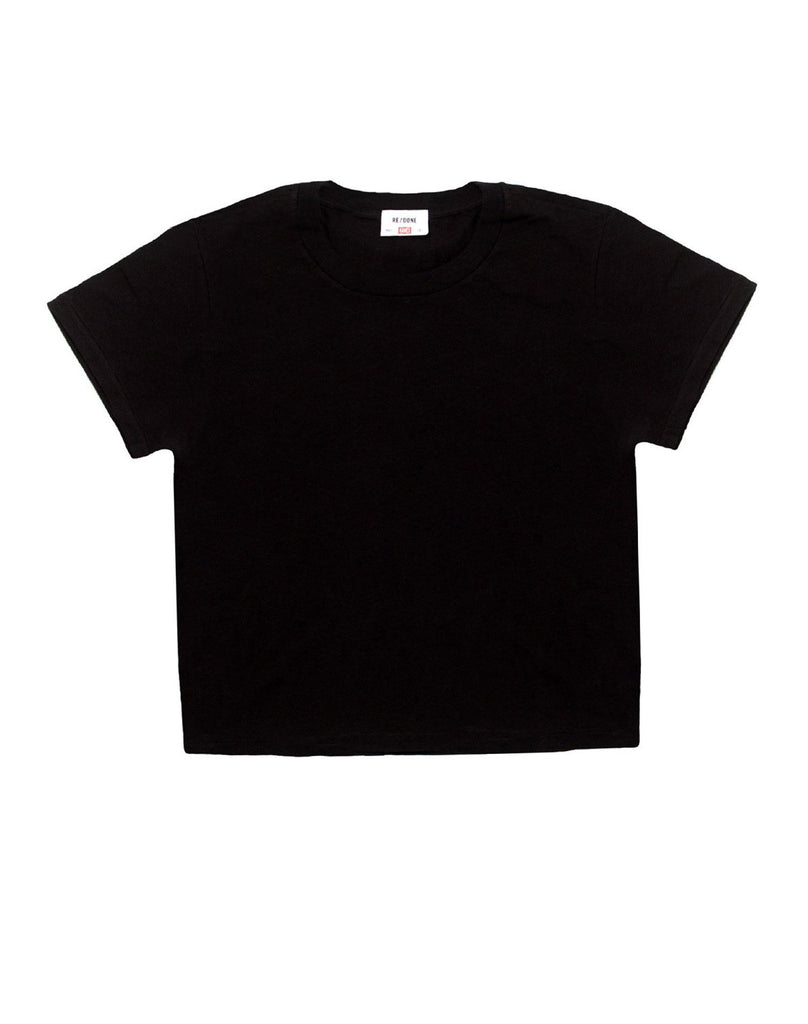 The 1950s Boxy Tee - Black