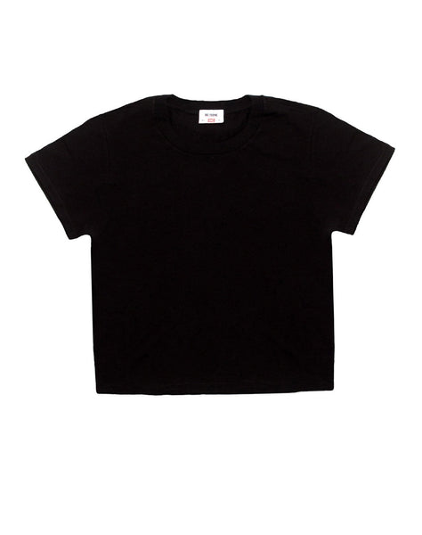 The 1950s Boxy Tee - Black