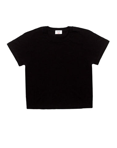 The 1950s Boxy Tee - Black