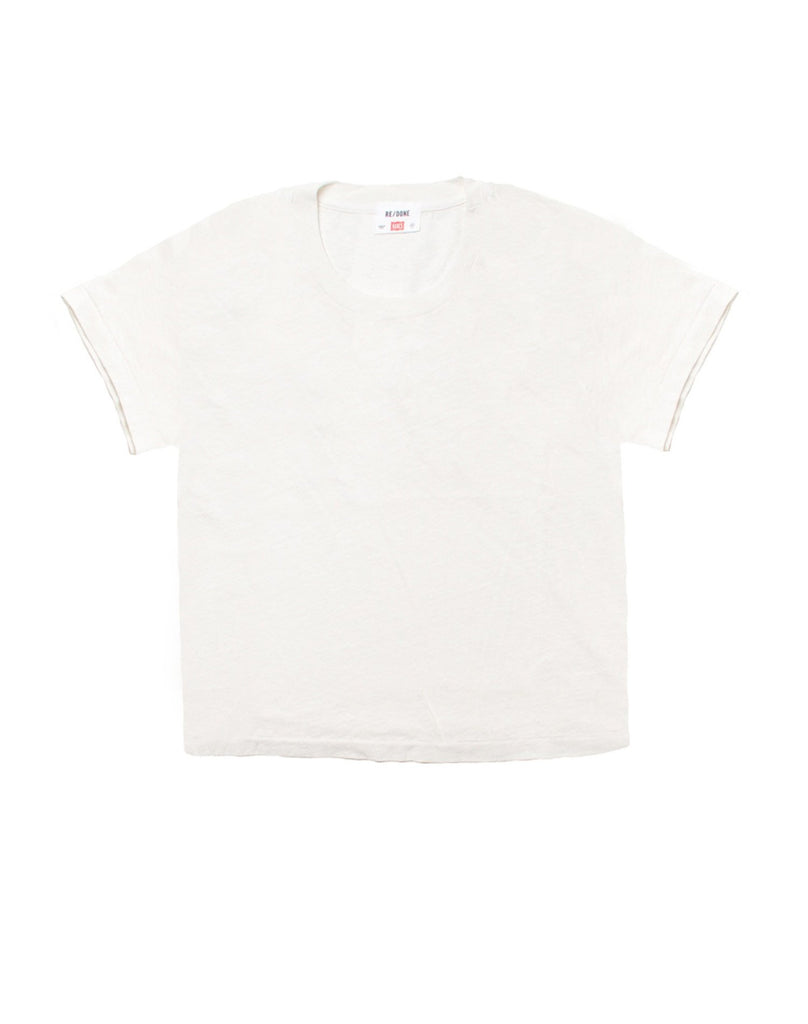 The 1950s Boxy Tee - Vintage White