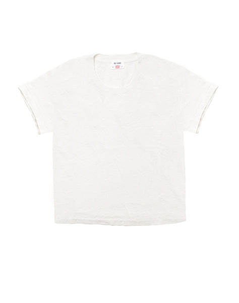 The 1950s Boxy Tee - Vintage White