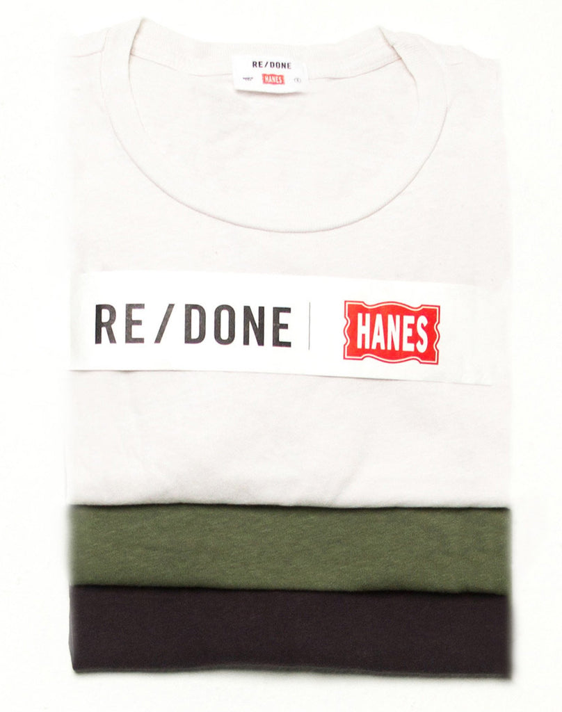Hanes Boxy 3 Pack – Vintage White, Vintage Black, & Jungle